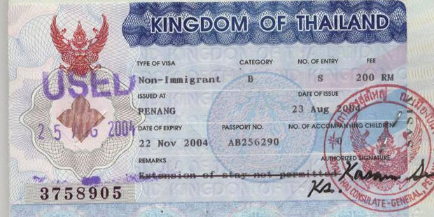 Thailand Tourist Visa